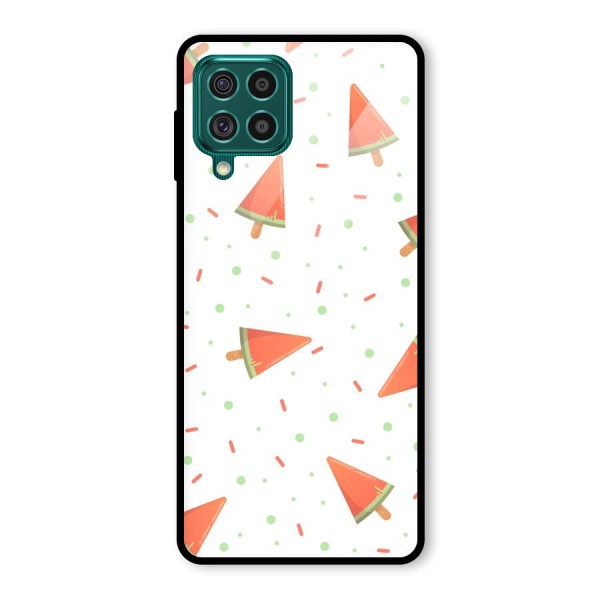 Watermelon Ice Creams Glass Back Case for Galaxy F62