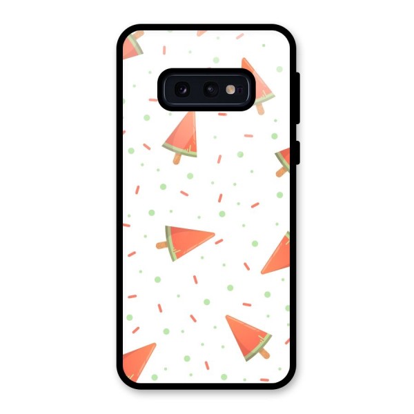 Watermelon Ice Creams Glass Back Case for Galaxy S10e