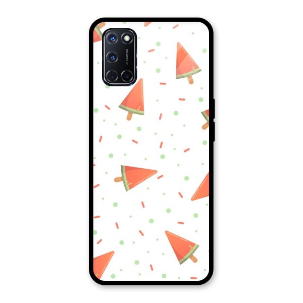 Watermelon Ice Creams Glass Back Case for Oppo A52