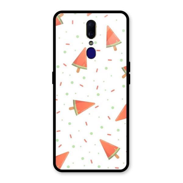 Watermelon Ice Creams Glass Back Case for Oppo F11