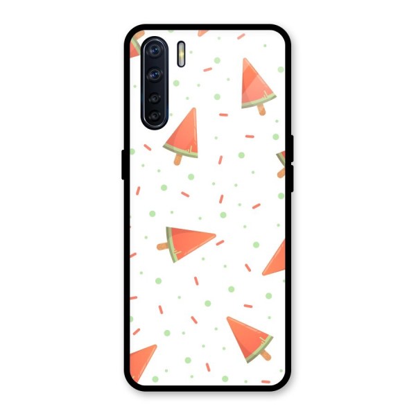 Watermelon Ice Creams Glass Back Case for Oppo F15