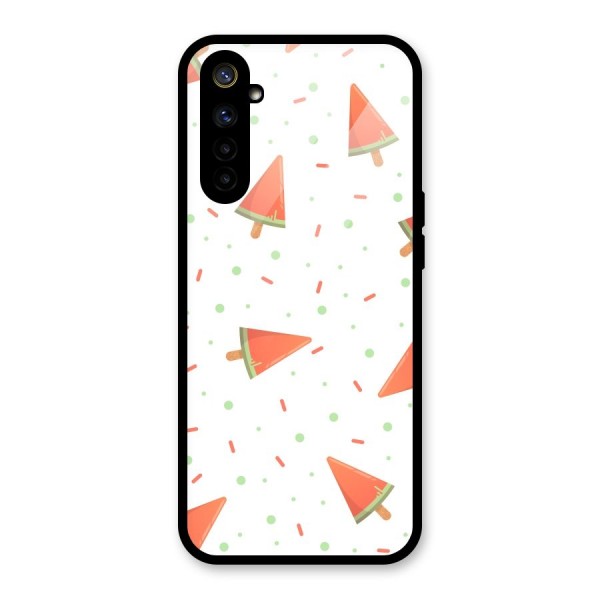 Watermelon Ice Creams Glass Back Case for Realme 6