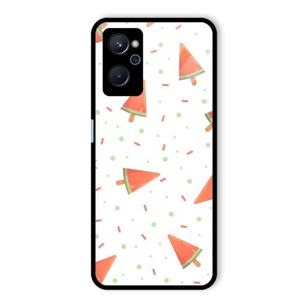 Watermelon Ice Creams Glass Back Case for Realme 9i