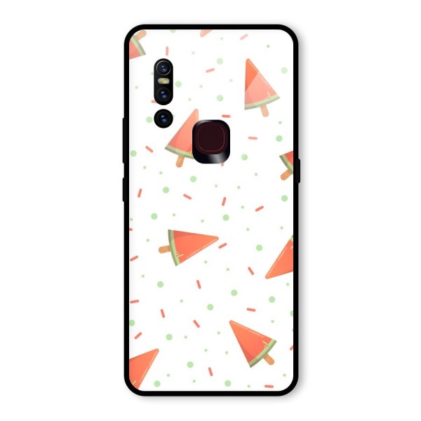 Watermelon Ice Creams Glass Back Case for Vivo V15