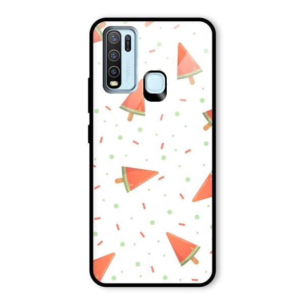 Watermelon Ice Creams Glass Back Case for Vivo Y30