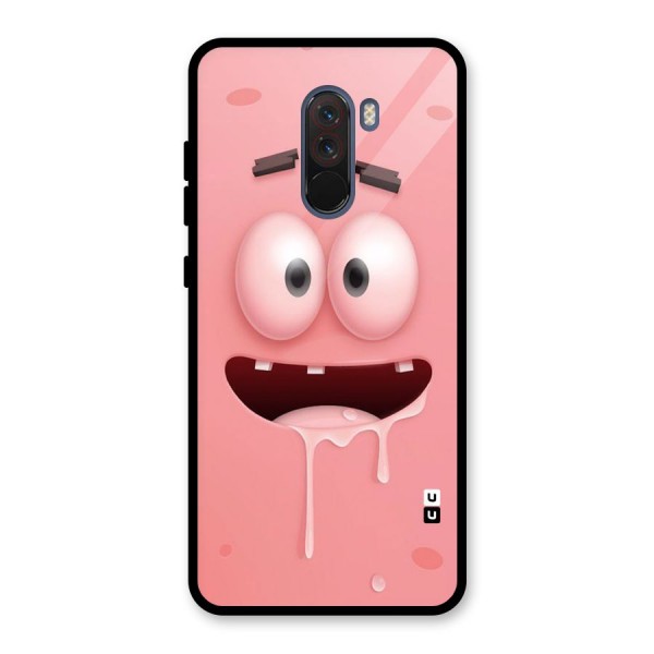 Watery Mouth Glass Back Case for Poco F1