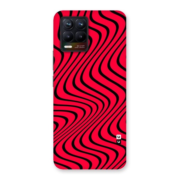 Waves Pattern Print Back Case for Realme 8