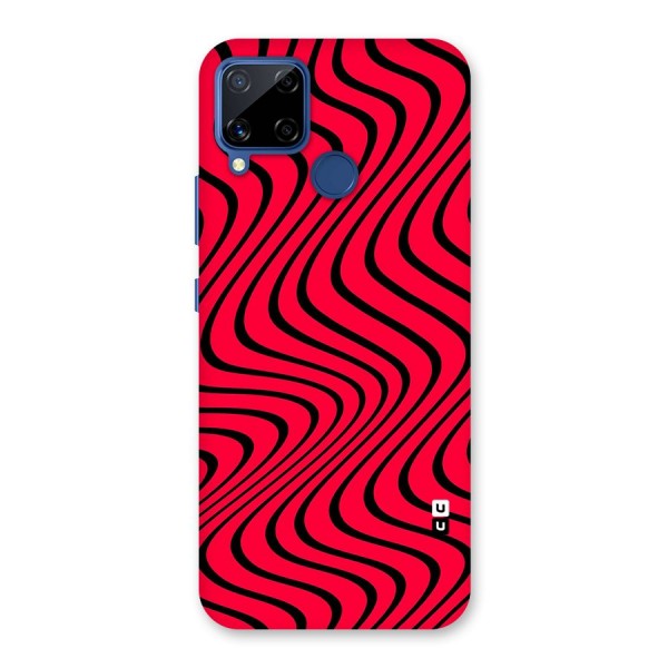 Waves Pattern Print Back Case for Realme Narzo 30A