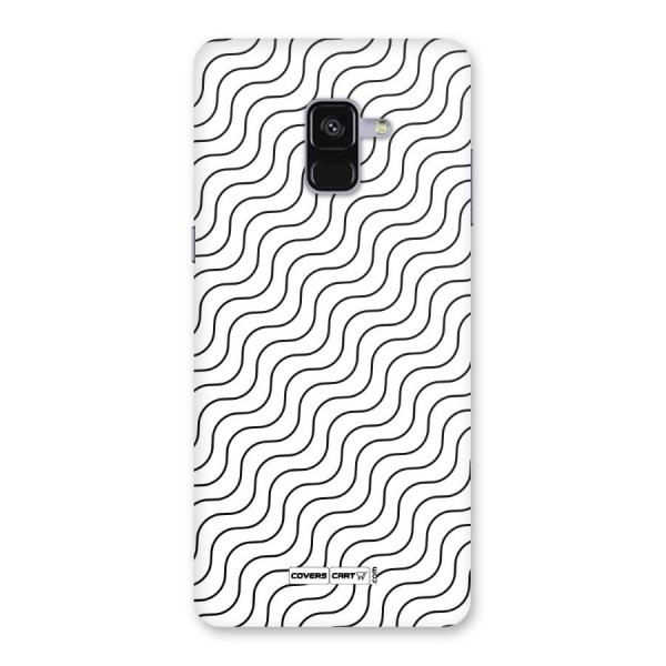 Wavy Pattern Back Case for Galaxy A8 Plus