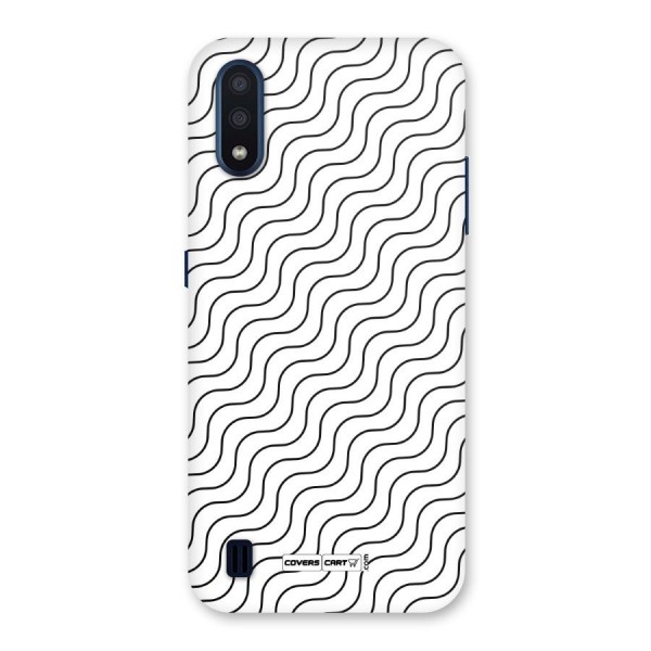 Wavy Pattern Back Case for Galaxy M01