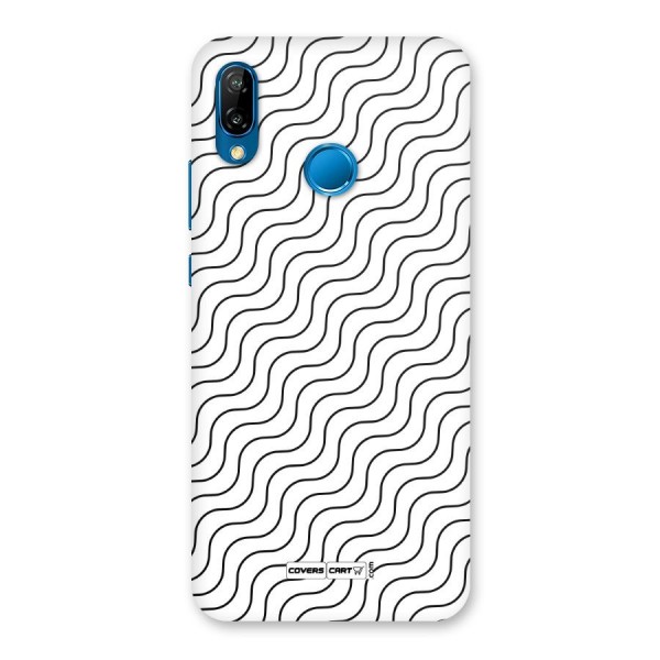 Wavy Pattern Back Case for Huawei P20 Lite