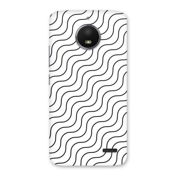 Wavy Pattern Back Case for Moto E4