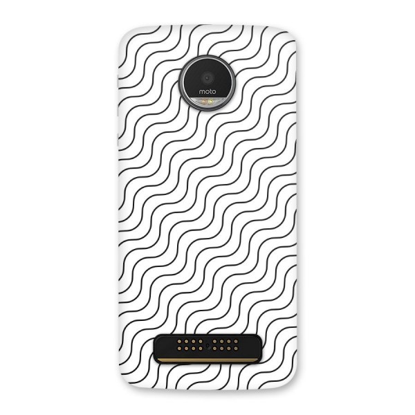 Wavy Pattern Back Case for Moto Z Play