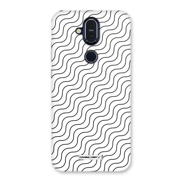 Wavy Pattern Back Case for Nokia 8.1