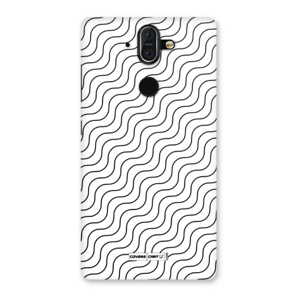 Wavy Pattern Back Case for Nokia 8 Sirocco