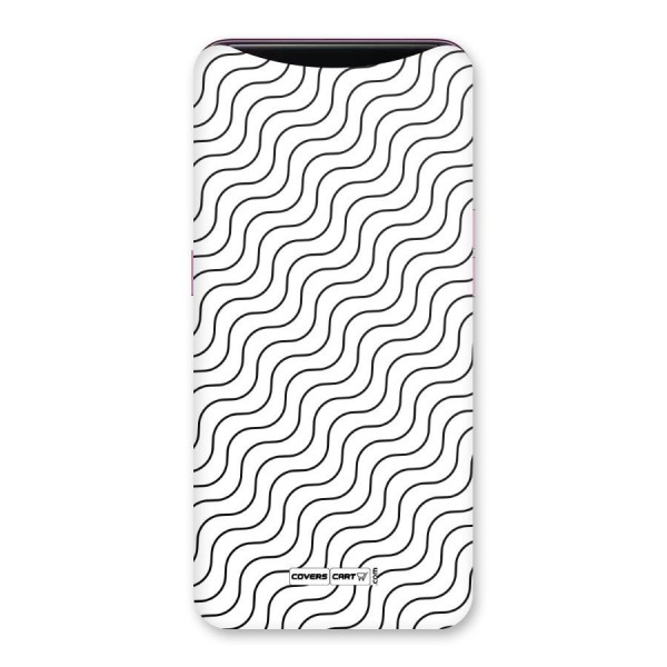 Wavy Pattern Back Case for Oppo Find X