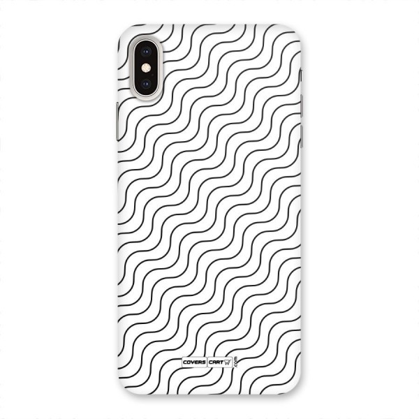 Wavy Pattern Back Case for iPhone XS Max