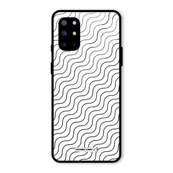 Wavy Pattern Glass Back Case for OnePlus 8T