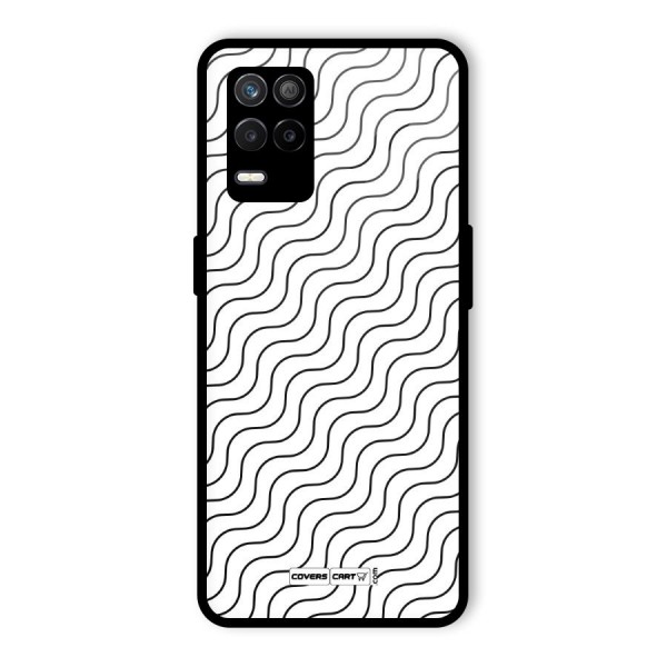 Wavy Pattern Glass Back Case for Realme 9 5G