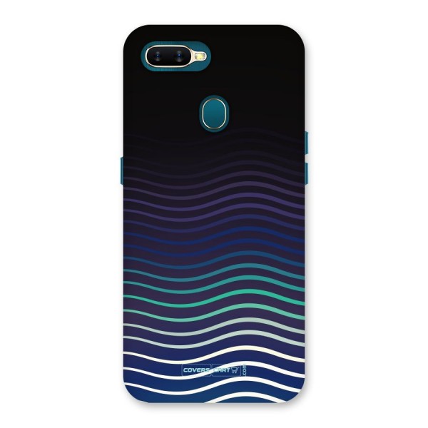 Wavy Stripes Back Case for Oppo A12