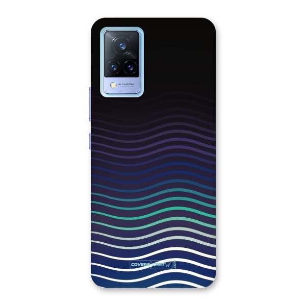 Wavy Stripes Back Case for Vivo V21 5G