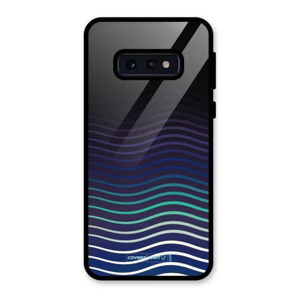 Wavy Stripes Glass Back Case for Galaxy S10e