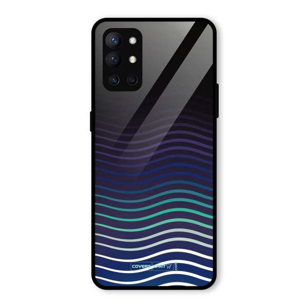 Wavy Stripes Glass Back Case for OnePlus 9R