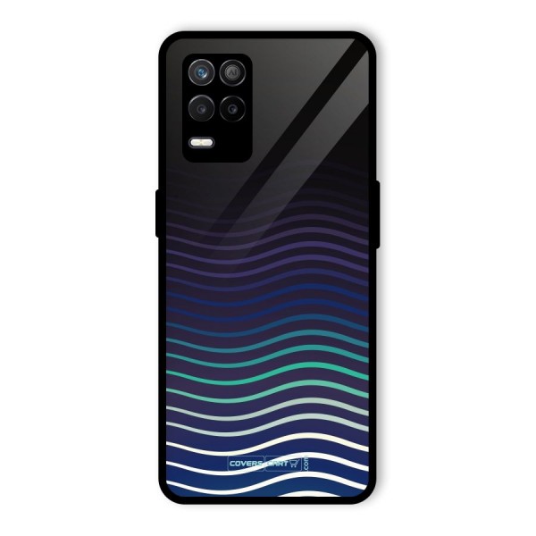 Wavy Stripes Glass Back Case for Realme 9 5G