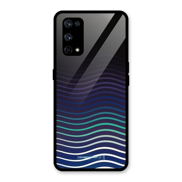 Wavy Stripes Glass Back Case for Realme X7 Pro