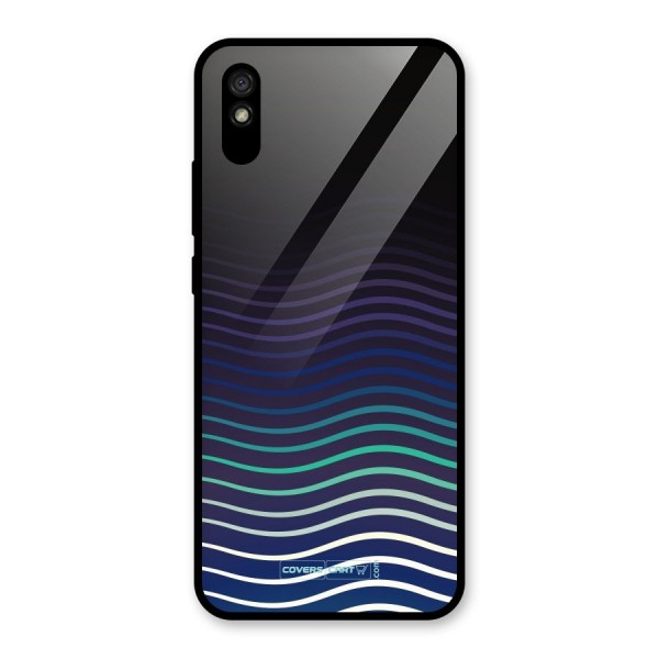 Wavy Stripes Glass Back Case for Redmi 9i