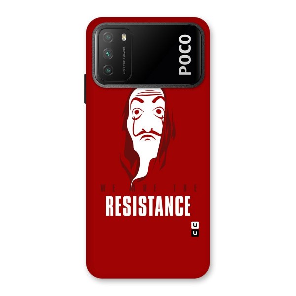 We Are Resistance Back Case for Poco M3