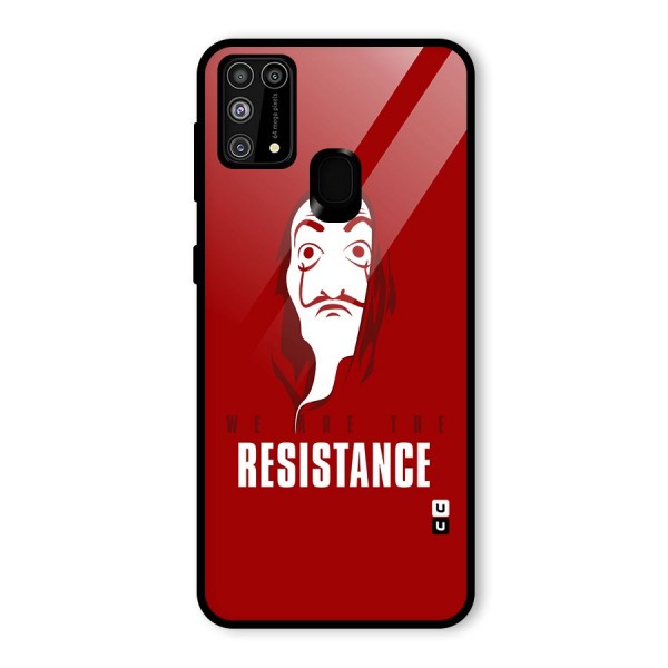 We Are Resistance Glass Back Case for Galaxy M31