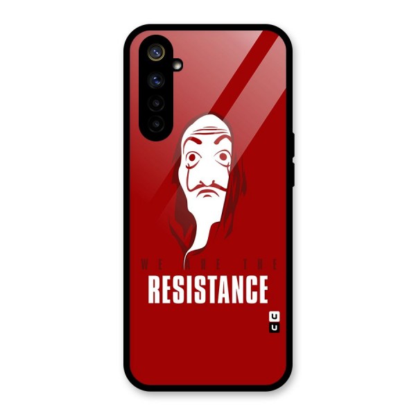 We Are Resistance Glass Back Case for Realme 6