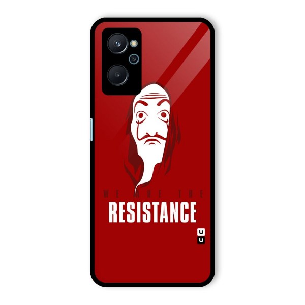 We Are Resistance Glass Back Case for Realme 9i