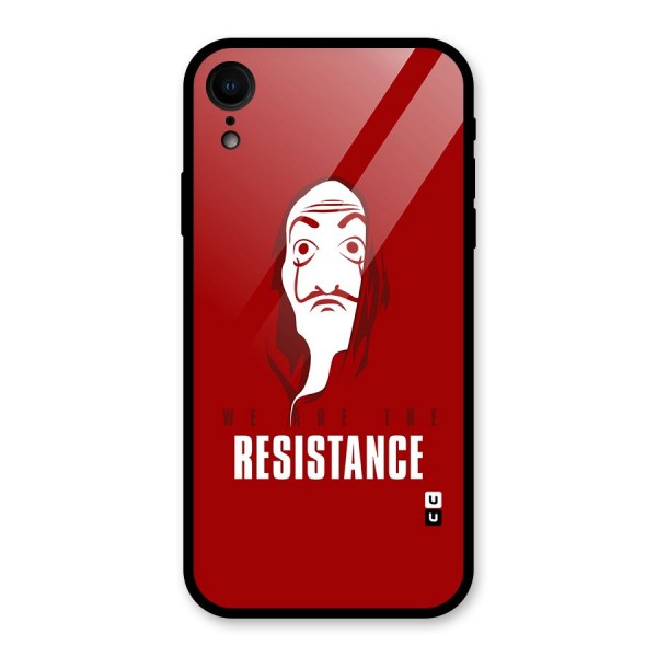 We Are Resistance Glass Back Case for XR