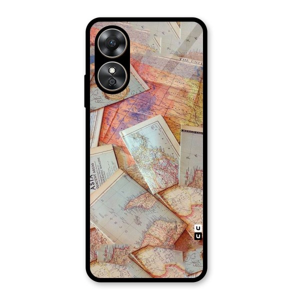 We Wander Glass Back Case for Oppo A17