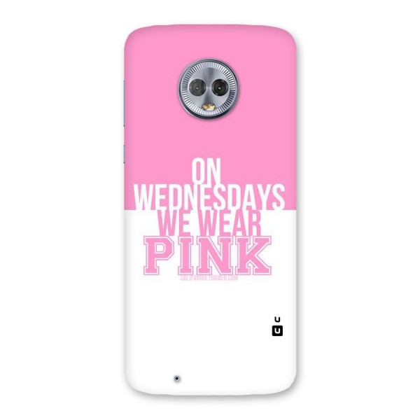 Wear Pink Back Case for Moto G6