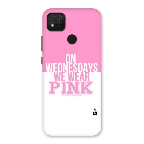 Wear Pink Back Case for Redmi 9C