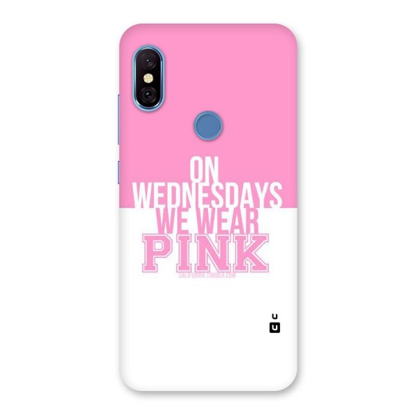 Wear Pink Back Case for Redmi Note 6 Pro