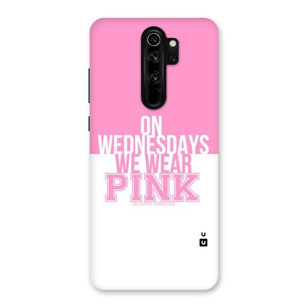 Wear Pink Back Case for Redmi Note 8 Pro