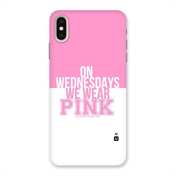 Wear Pink Back Case for iPhone XS Max