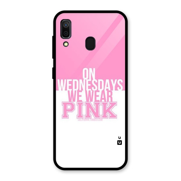 Wear Pink Glass Back Case for Galaxy A30