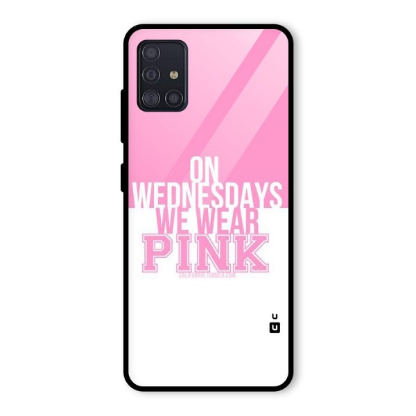 Wear Pink Glass Back Case for Galaxy A51