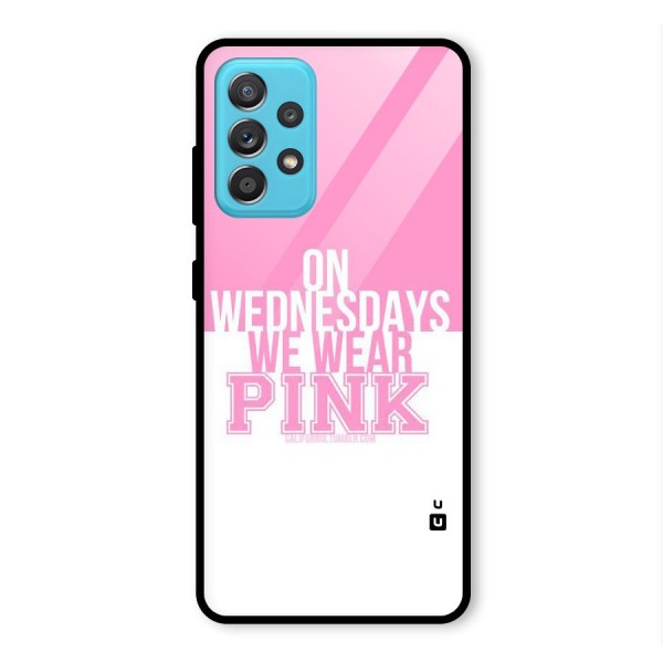 Wear Pink Glass Back Case for Galaxy A52s 5G