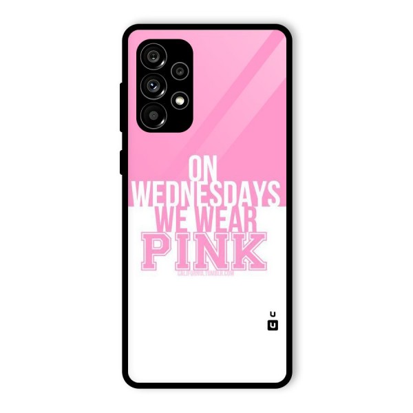 Wear Pink Glass Back Case for Galaxy A73 5G