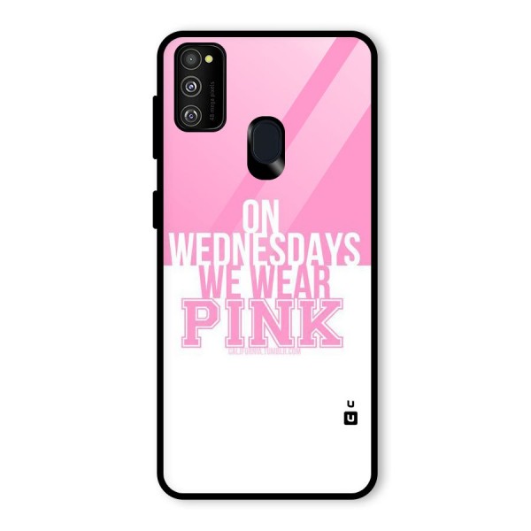 Wear Pink Glass Back Case for Galaxy M21