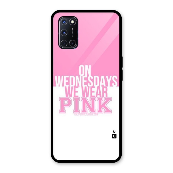 Wear Pink Glass Back Case for Oppo A52