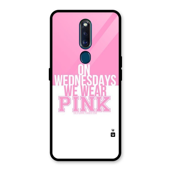 Wear Pink Glass Back Case for Oppo F11 Pro