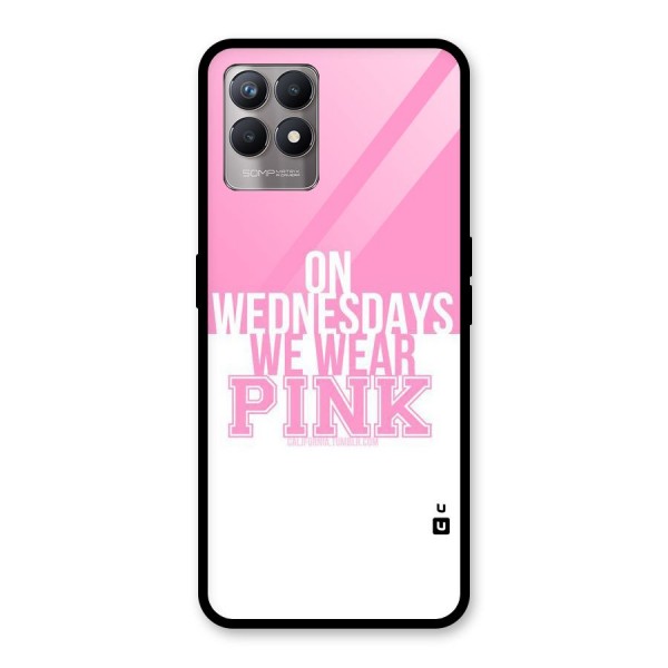 Wear Pink Glass Back Case for Realme 8i