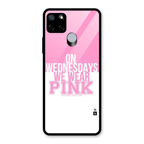 Wear Pink Glass Back Case for Realme C15